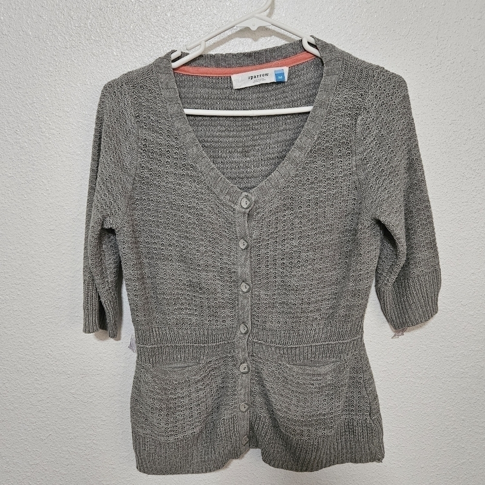 Sparrow light knit sweater size medium